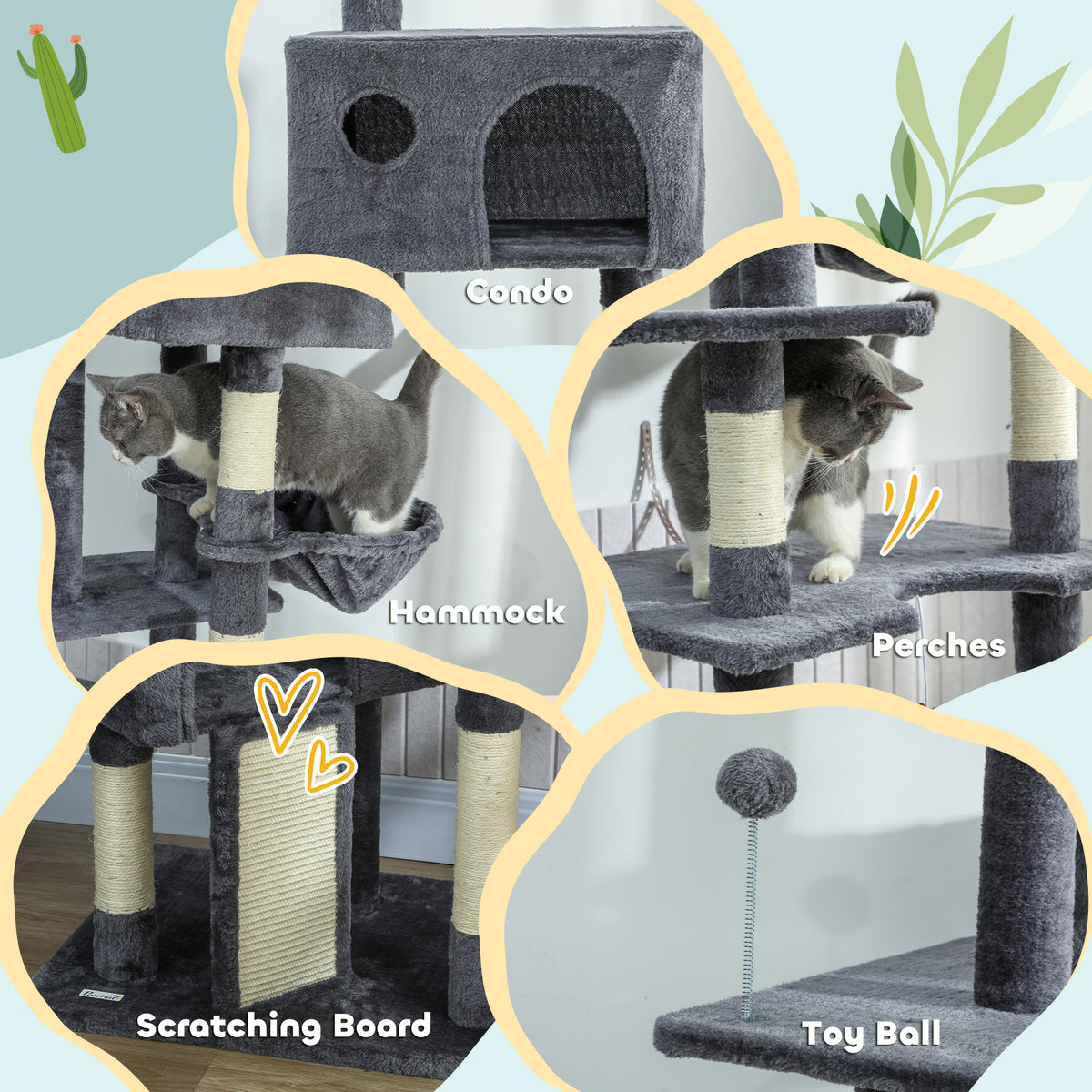 Floor to Ceiling Cat Tree