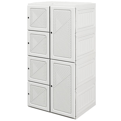 Armario plegable con 5 compartimentos