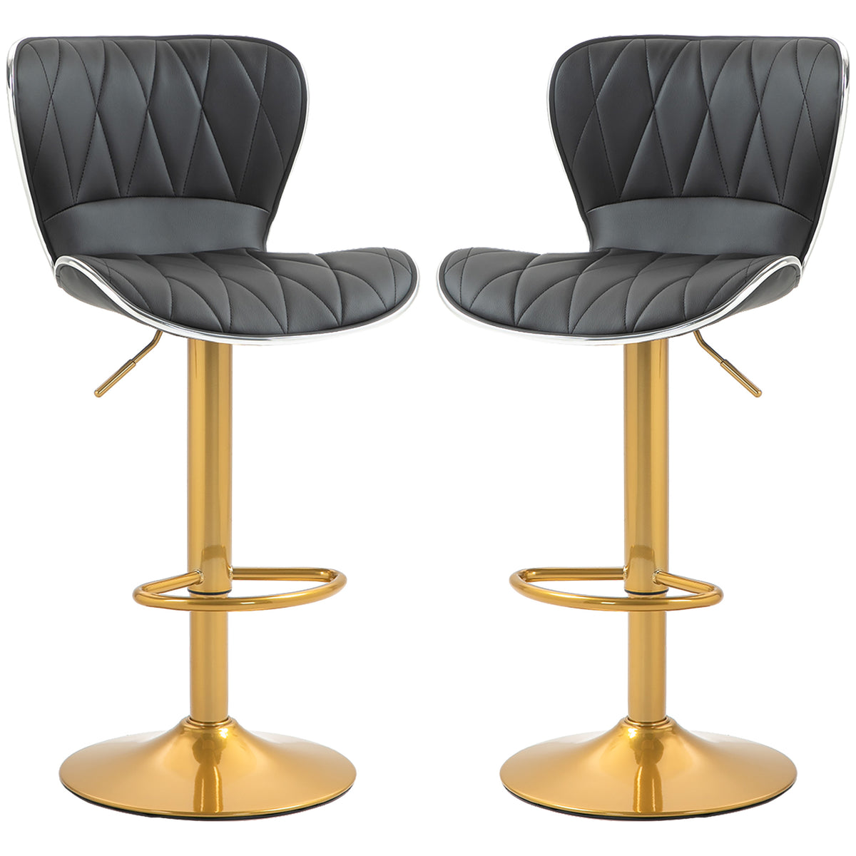 Adjustable Counter Height Bar Stools Set of 2