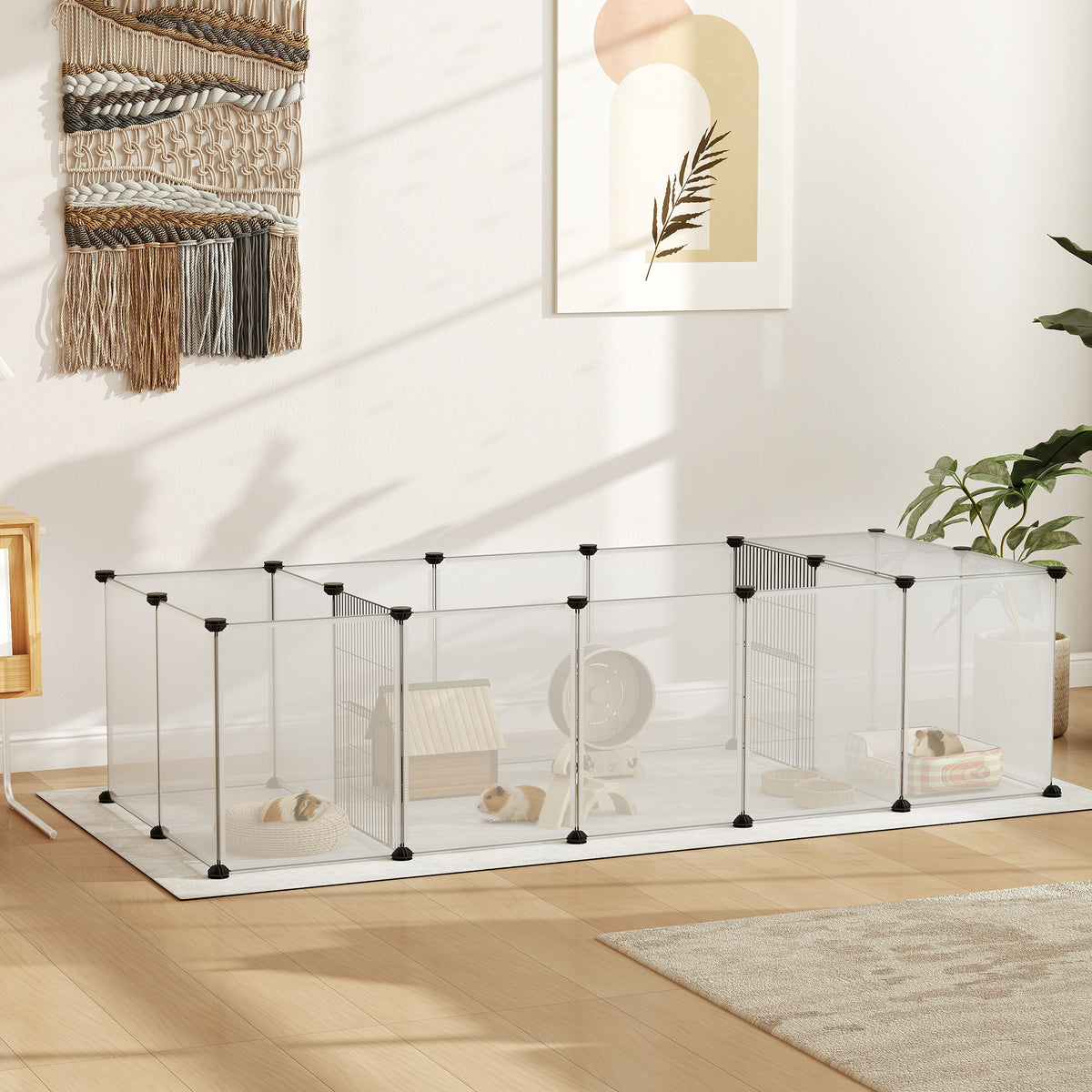 Modular small animal cage 20 panels