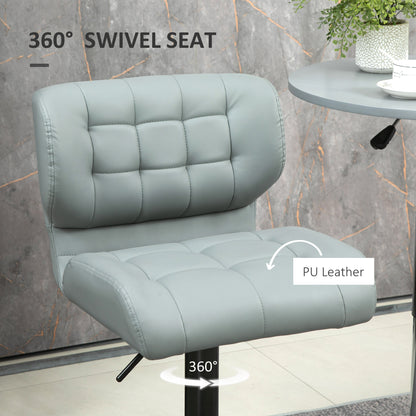Swivel adjustable bar stools set of 2