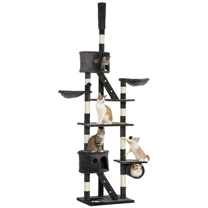 Árbol para gatos multinivel ajustable 240-260 cm