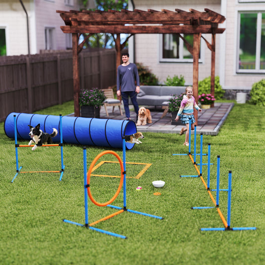 Conjunto de agilidad canina 8 en 1 ajustable