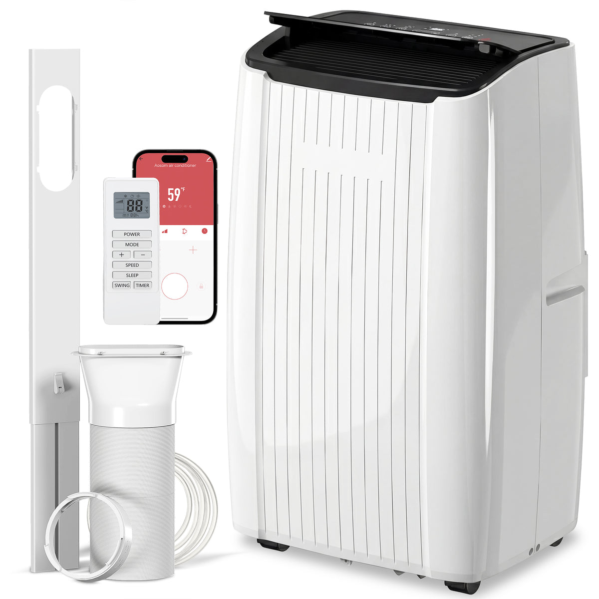 Portable Air Conditioner 12000 BTU 5-in-1