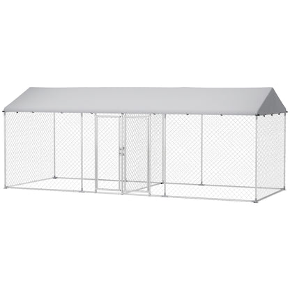 Outdoor Two-Room Dog Kennel