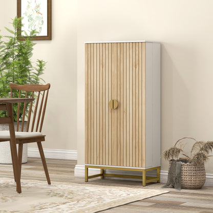 Freestanding Kitchen Pantry Cabinet 5 Adjustable Shelves