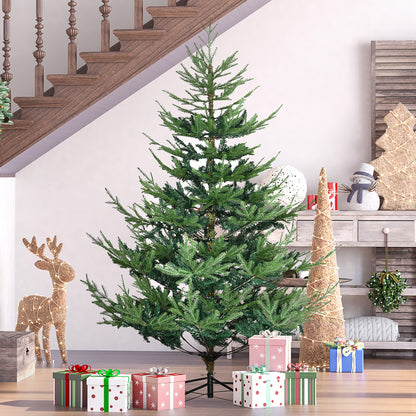 Artificial Christmas Tree 6 ft Metal Base