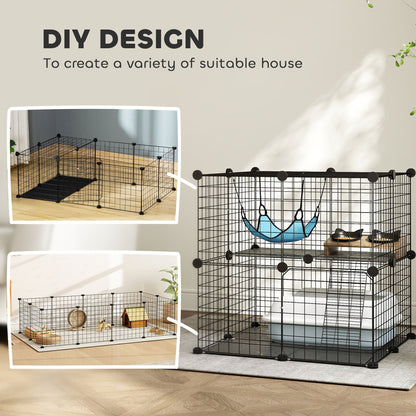 2-Tier Modular Cat Cage Enclosure