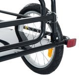 Remolque plegable para bicicleta de carga, acero robusto