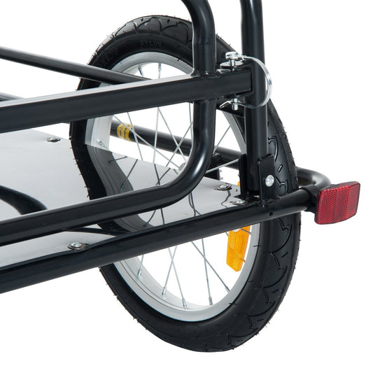 Folding Steel Cargo Bike Trailer Heavy Duty