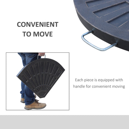 Resin Cantilever Patio Umbrella Base Weights — Bronze