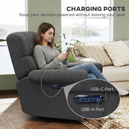 Electric Recliner Chair with USB Ports