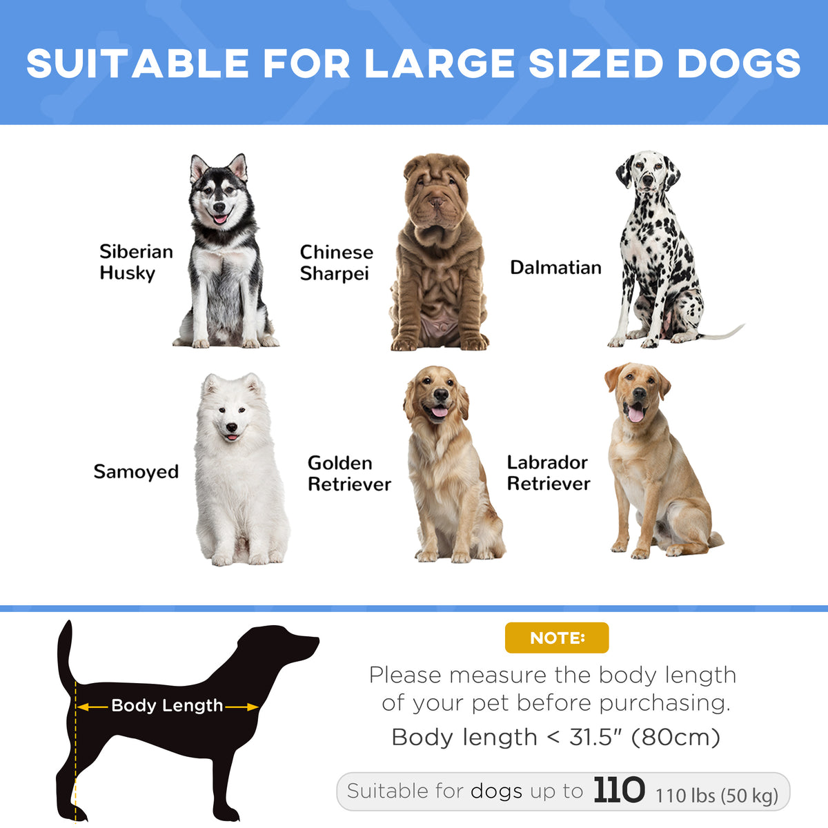 Cama elevada para perro de gran tamaño interior exterior