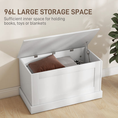 Multifunctional Storage Bench with Safety Hinge