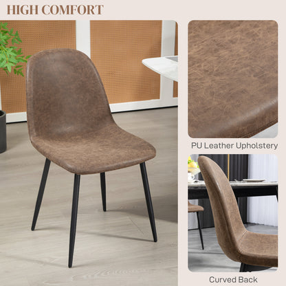 Retro Dining Room Chairs Set of 4