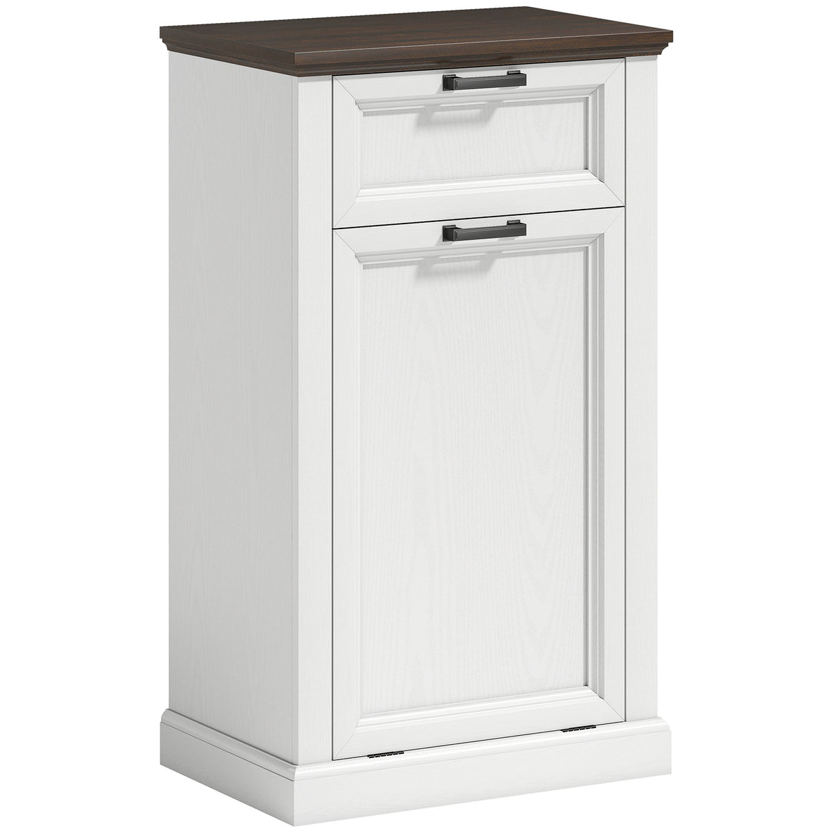 Tilt Out Trash Cabinet 10 Gallon — White