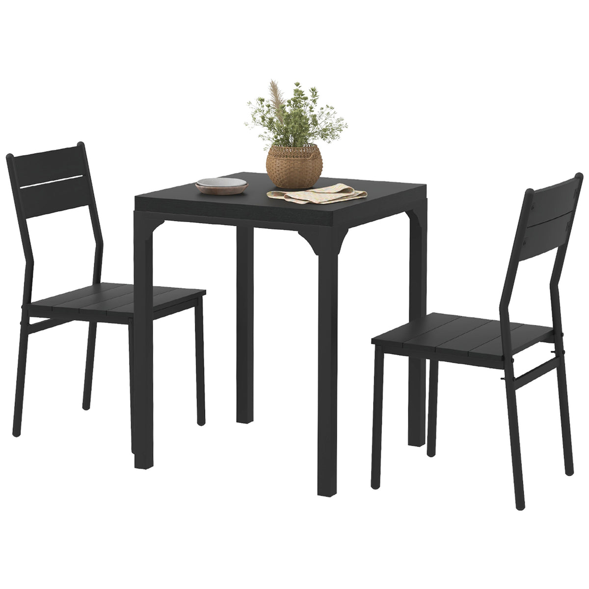3-Piece Dining Table Set for Small Spaces
