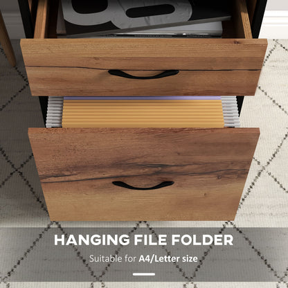 Industrial rolling vertical filing cabinet with drawers