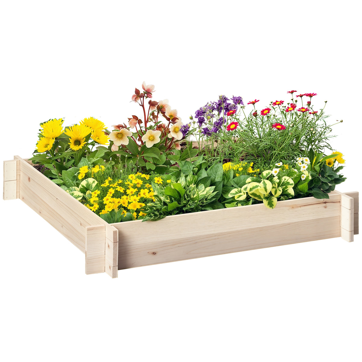 Jardinera elevada 99 x 99 cm sin tornillos