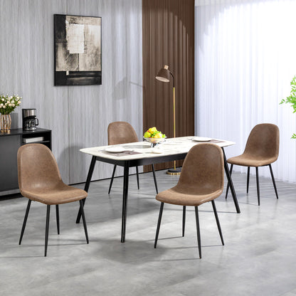 Retro Dining Room Chairs Set of 4