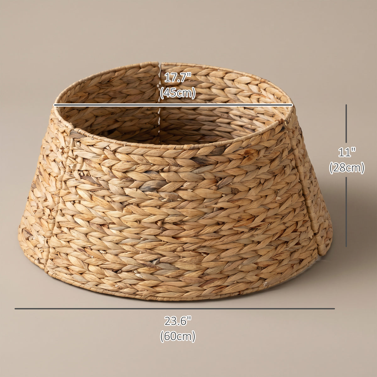 Water Hyacinth Woven Christmas Tree Collar