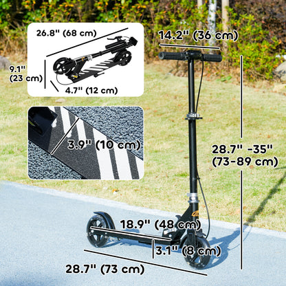 Kids Scooter Light-Up Wheels Adjustable 3-8 Years