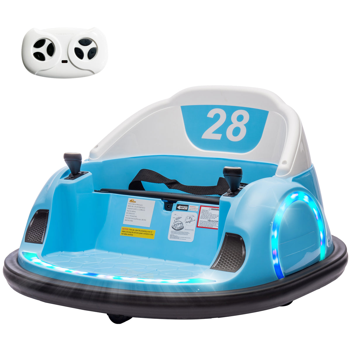 Coche eléctrico de choques para niños pequeños