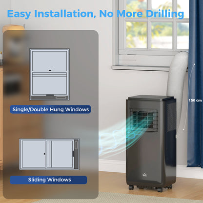 Portable air conditioner 8000 BTU 345 sq ft dehumidifier