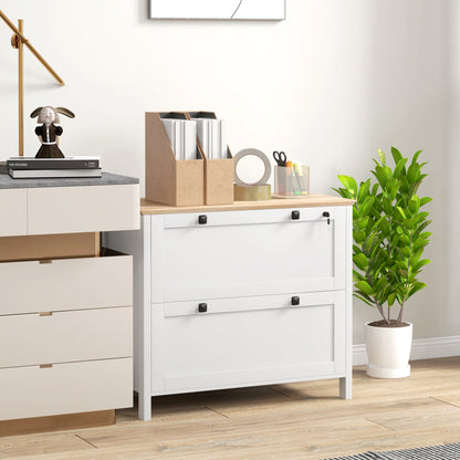 File Cabinet 2 Drawer Lockable with Adjustable Bar