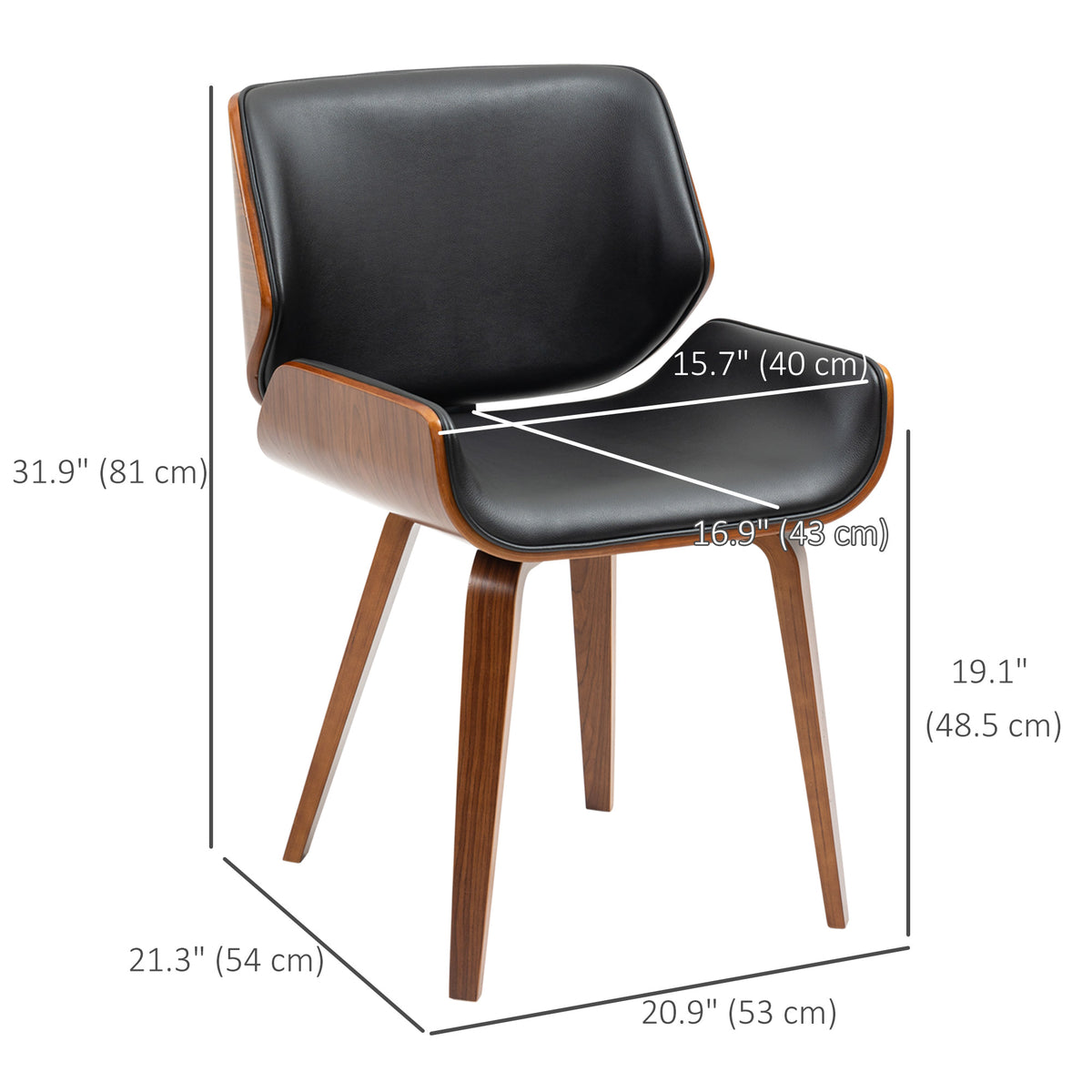 Juego de 2 sillas de comedor