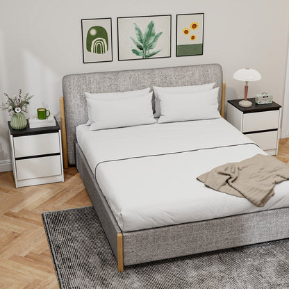 Modern bedside tables with drawers — Set of 2