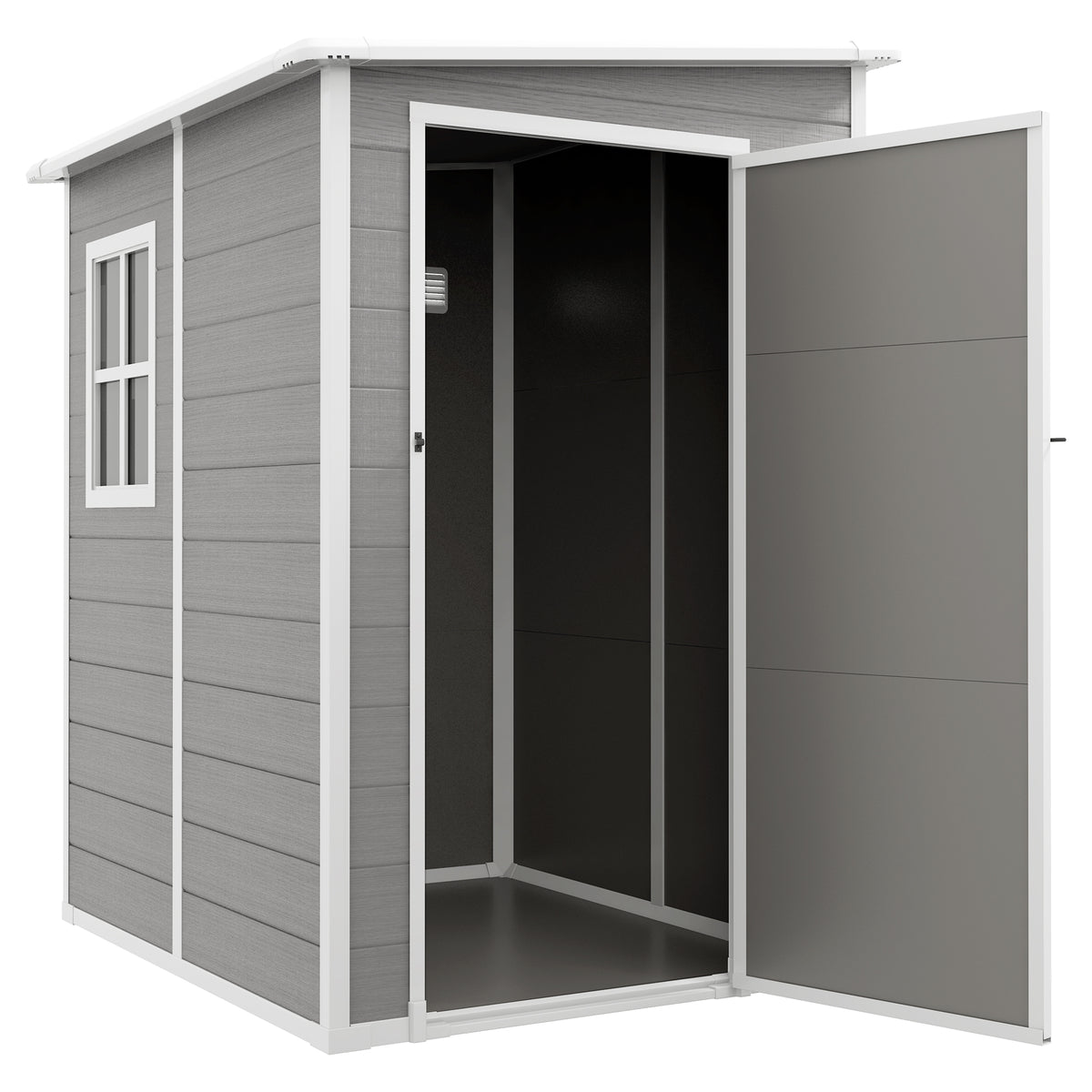 Lean-to Garden Shed 4x5 with Lockable Window