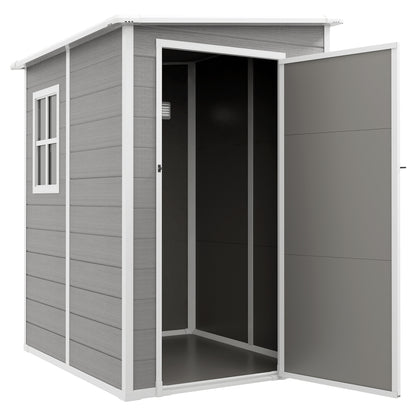 Lean-to Garden Shed 4x5 with Lockable Window