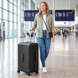 Maleta rígida 61 cm protección de esquinas cerradura TSA