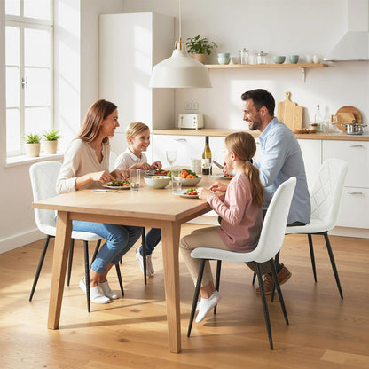 Upholstered dining chairs set of 4