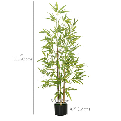 Artificial Bamboo Trees in Pot 6 ft — Set of 2