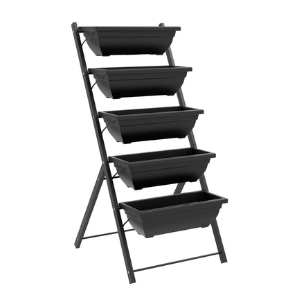 5-Tier Raised Garden Bed with Plant Stand
