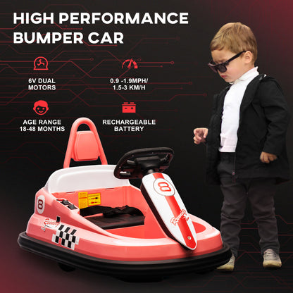 Electric Bumper Car for Toddlers 6V 360° Spin