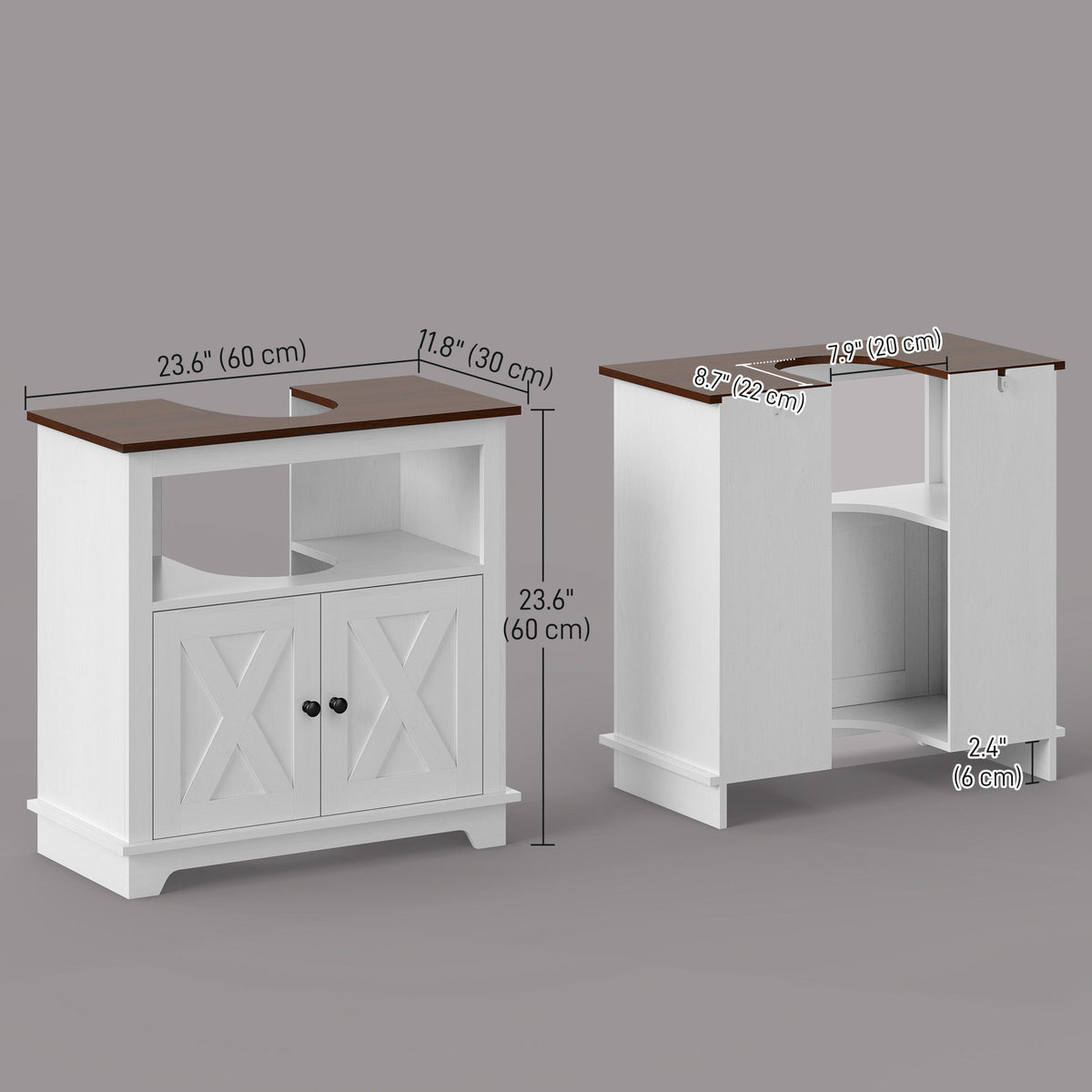 Farmhouse Bathroom Sink Cabinet