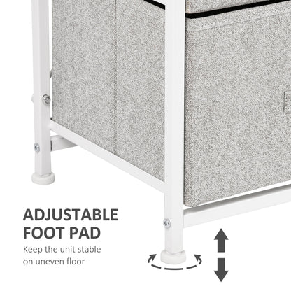 Linen drawer tower storage dresser with 4 drawers