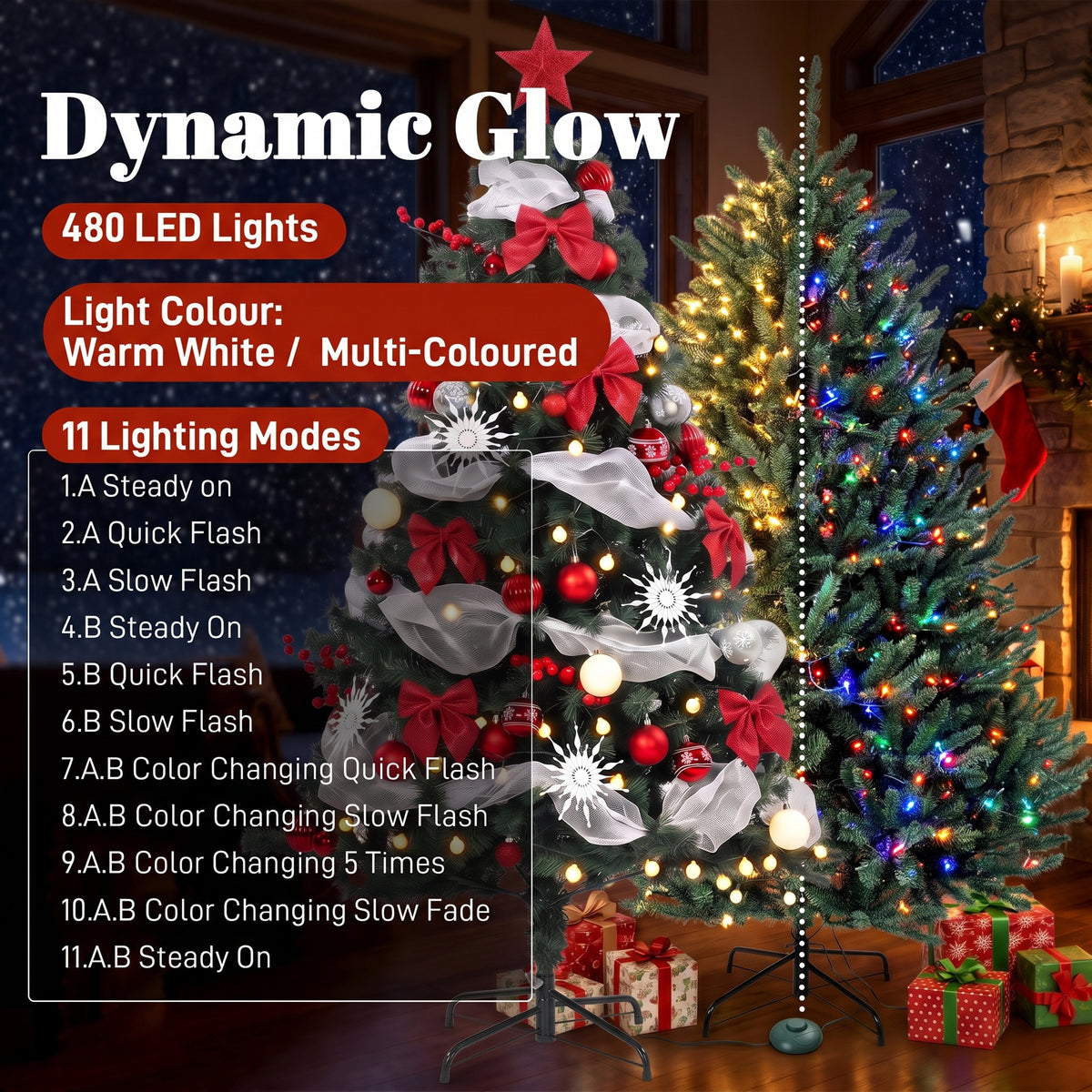 152 cm Prelit Artificial Christmas Tree