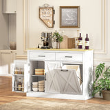Mueble basculante para residuos con estación de recarga