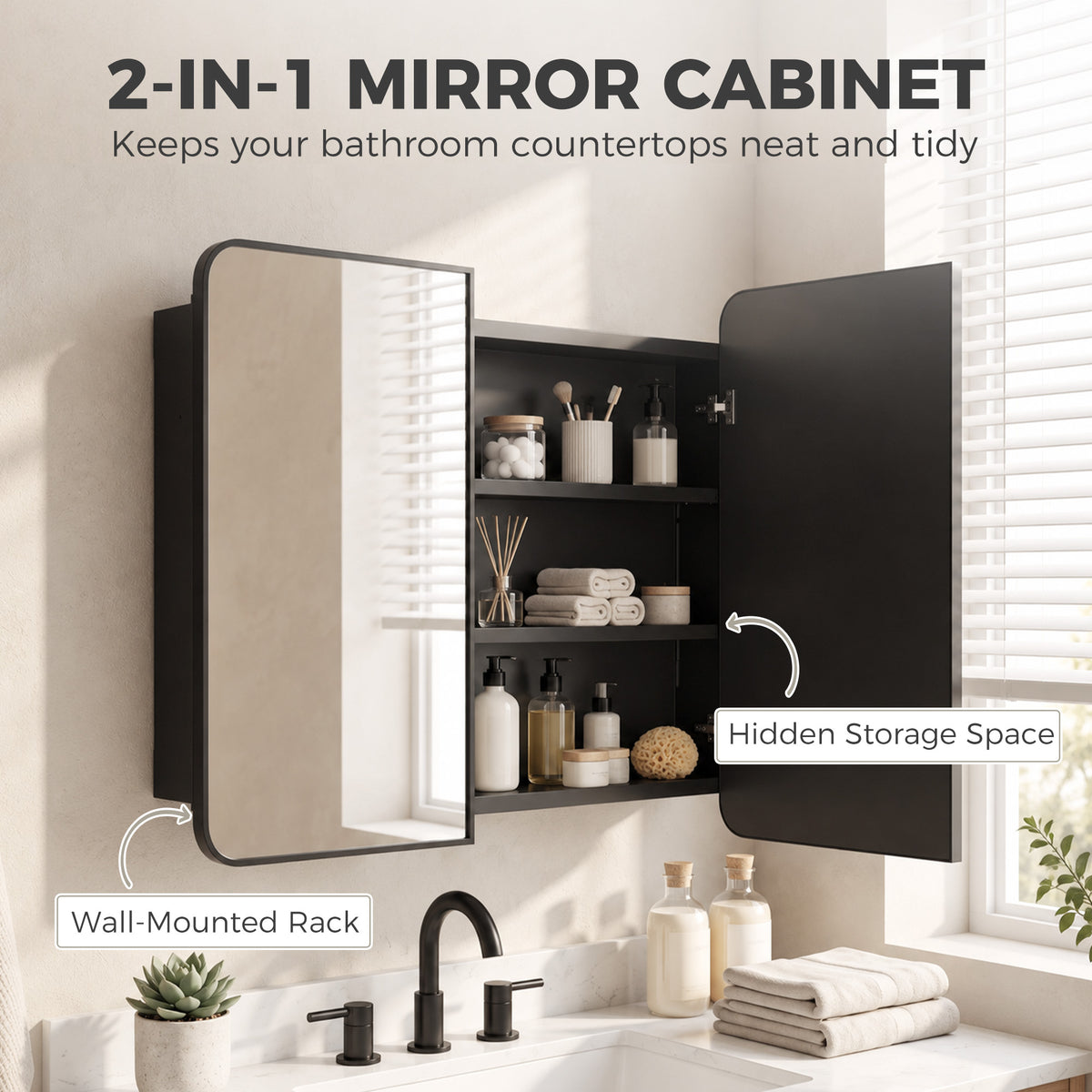 Bathroom Medicine Cabinet with Mirror