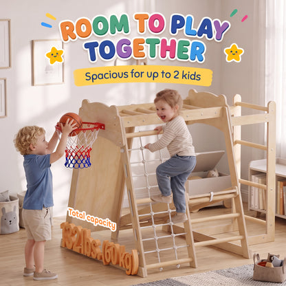 7-in-1 Kids Montessori Jungle Gym