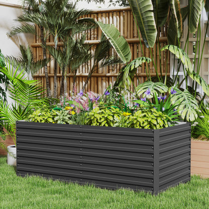 Raised Garden Bed Galvanized 152 x 91 x 61 cm