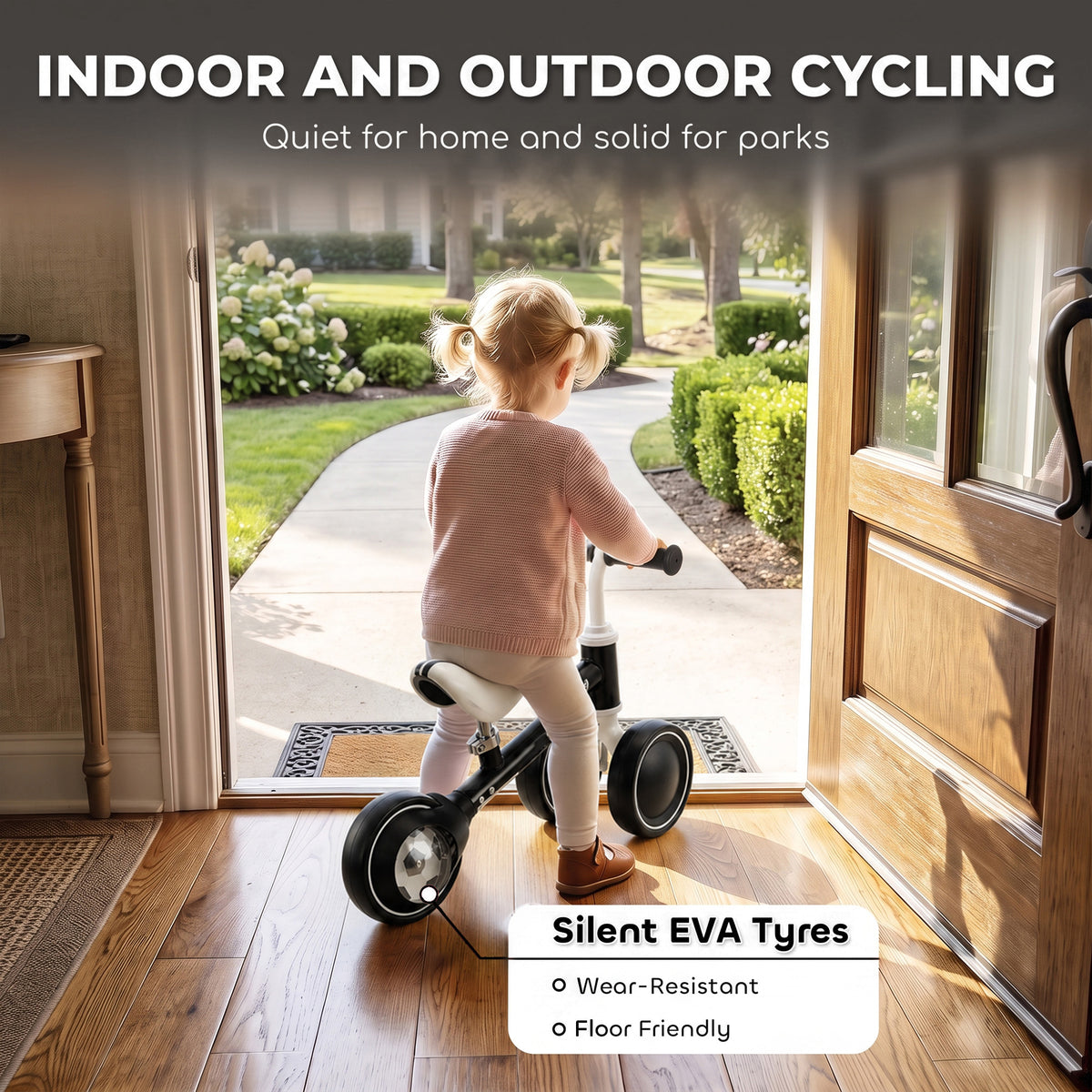 Baby Balance Bike with Lighting Wheels