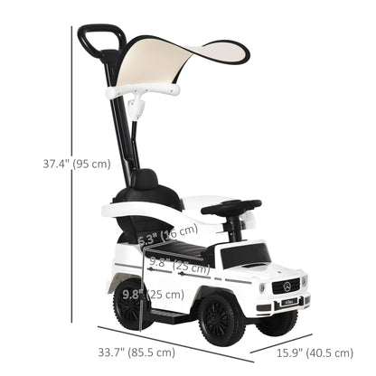 Mercedes G350 Push Car 3-in-1 with horn and steering