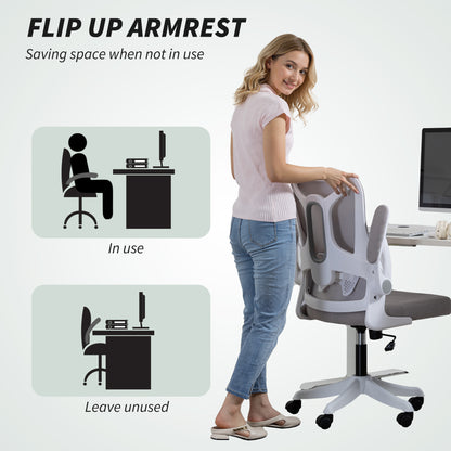 Silla de oficina ergonómica giratoria con soporte lumbar