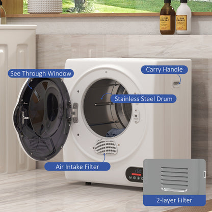Portable Compact Clothes Dryer 1.5 cu.ft — Intelligent