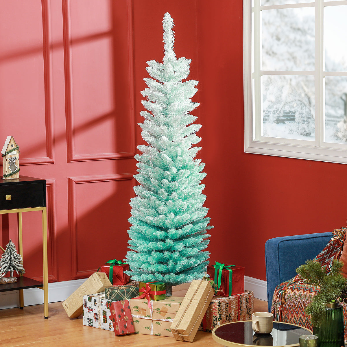 Slim Pencil Artificial Christmas Tree